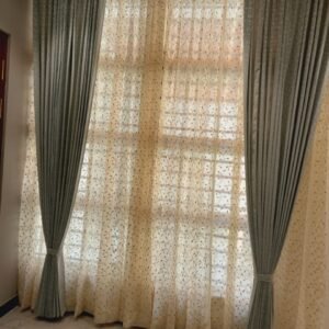 Custom sheer and main curtains in Madurai